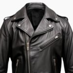 Men's Black Biker Genuine Leather Jacket