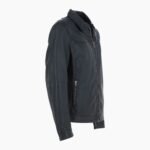 Mens Leather Biker Jacket Black