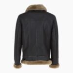 Mens Luxury Shearling Pilot Jacket Ginger