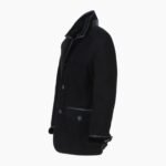 Mens Sheepskin Coat Black