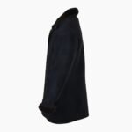 Mens Sheepskin Coat Dark Blue