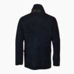 Mens Sheepskin Coat Dark Blue
