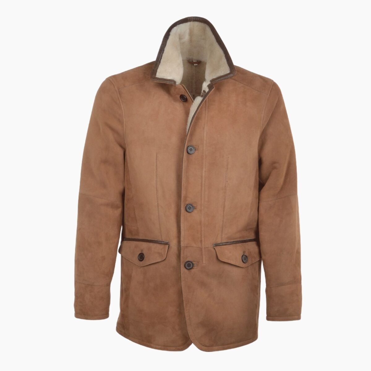 Mens Sheepskin Coat Tan Mens Sheepskin Coat Tan