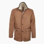 Mens Sheepskin Coat Tan