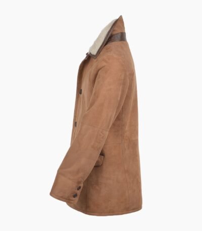 Mens Sheepskin Coat Tan