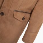 Mens Sheepskin Coat Tan