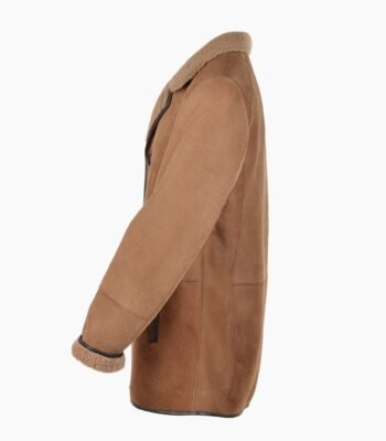 Mens Sheepskin Coat Tan Denver