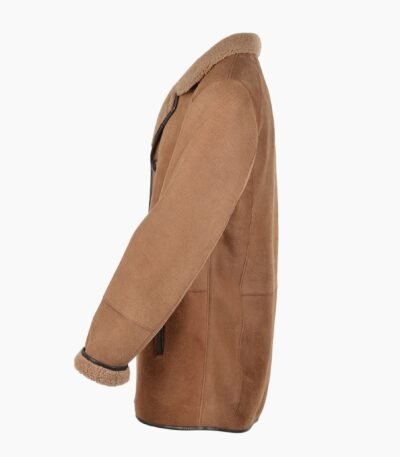 Mens Sheepskin Coat Tan Denver