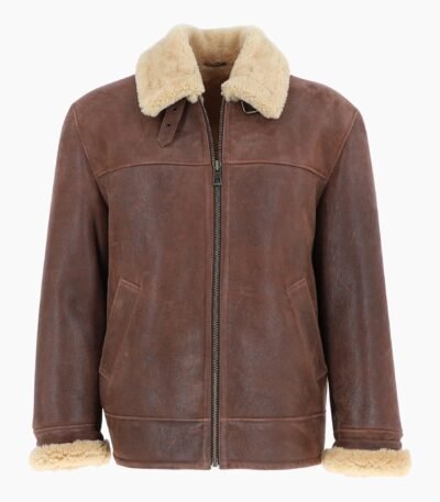 Mens Sheepskin Flying Jacket Kestane Colorado