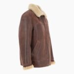 Mens Sheepskin Flying Jacket Kestane Colorado