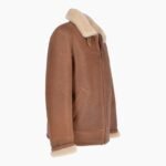 Mens Sheepskin Flying Jacket Tan Colorado