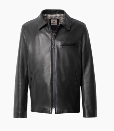 N.Y.C. Vogue Jacket Men's Black Leather Delivery Jacket