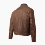 N.Y.C. Vogue Jacket Men's Brown Leather Barn Jacket