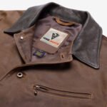 N.Y.C. Vogue Jacket Men's Brown Leather Barn Jacket