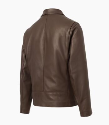 N.Y.C. Vogue Jacket Men's Brown Leather Delivery Jacket