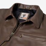 N.Y.C. Vogue Jacket Men's Brown Leather Delivery Jacket
