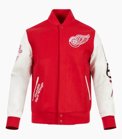 NHL Detroit Red Wings Classic Men's Wool Varsity Jacket
