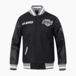 NHL Los Angeles Kings Retro Classic Men's Rib Wool Varsity Jacket