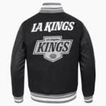 NHL Los Angeles Kings Retro Classic Men's Rib Wool Varsity Jacket
