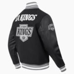 NHL Los Angeles Kings Retro Classic Men's Rib Wool Varsity Jacket