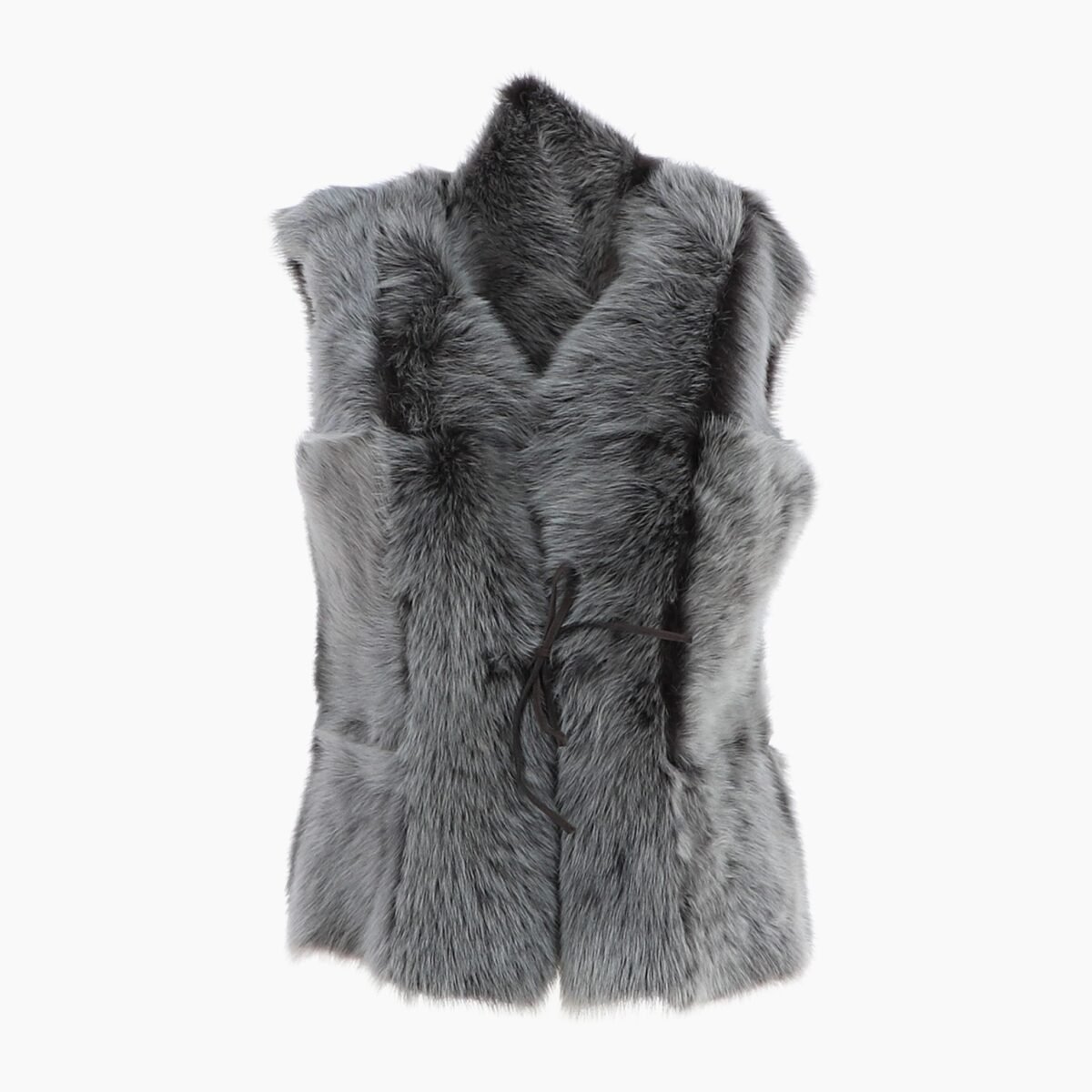 Reversible Toscana Suede Leather Gilet Brown