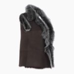 Reversible Toscana Suede Leather Gilet Brown