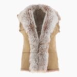 Reversible Toscana Suede Leather Gilet Camel