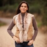 Reversible Toscana Suede Leather Gilet Camel