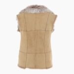 Reversible Toscana Suede Leather Gilet Camel