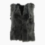 Reversible Toscana Suede Leather Gilet Green