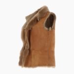 Reversible Toscana Suede Leather Gilet Honey