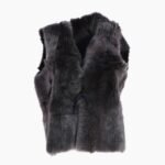 Reversible Toscana Suede Leather Gilet Navy