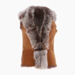 Reversible Toscana Suede Leather Gilet Tan