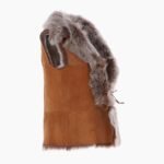 Reversible Toscana Suede Leather Gilet Tan