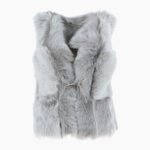 Reversible Toscana Suede Leather Gilet Topo