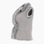Reversible Toscana Suede Leather Gilet Topo