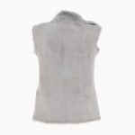 Reversible Toscana Suede Leather Gilet Topo