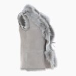 Reversible Toscana Suede Leather Gilet Topo
