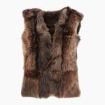 Reversible Toscana Suede Leather Gilet Vin Tan