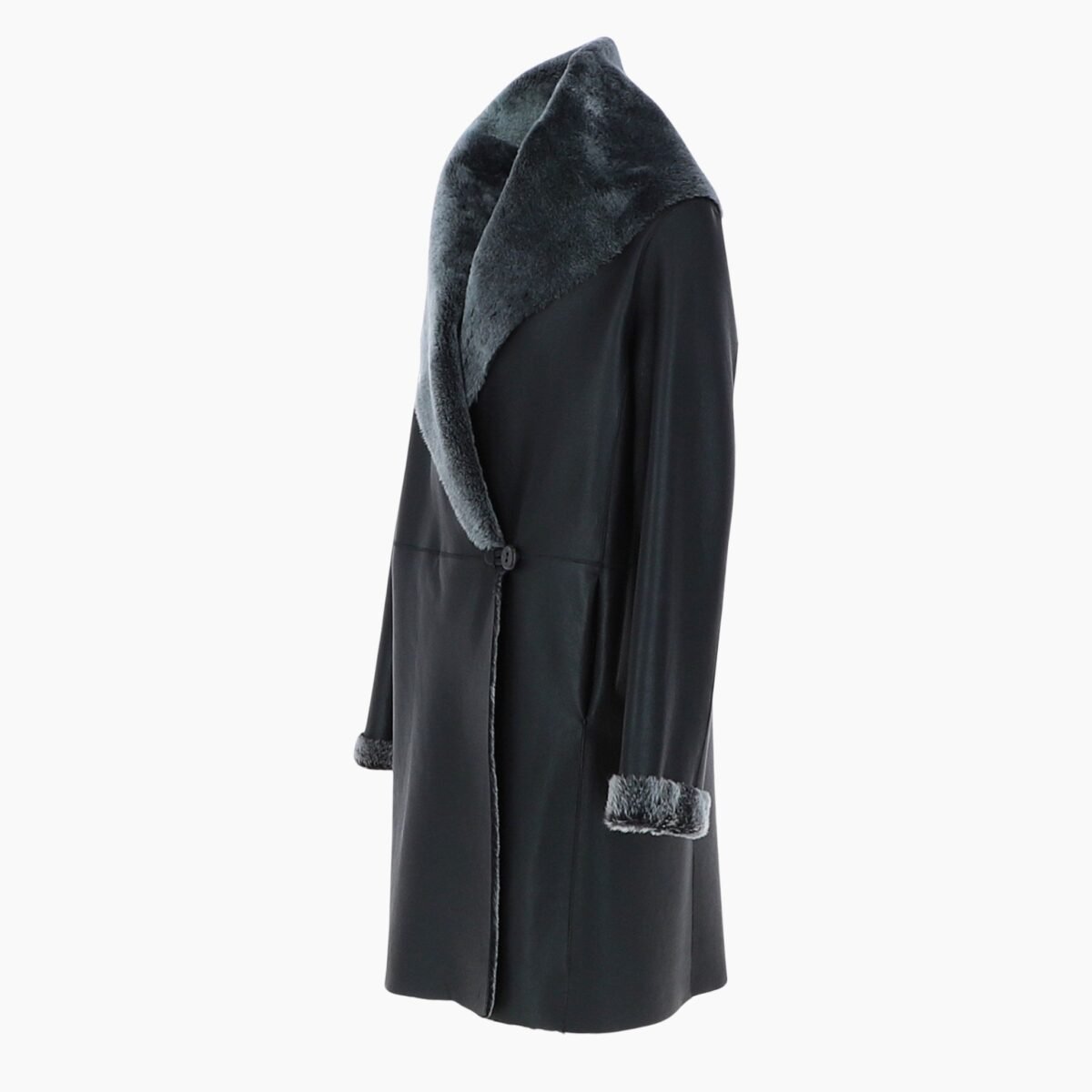 Sheepskin Coat Black