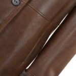 Sheepskin Duffle Coat Tobacco