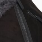 Toscana Suede Leather Biker Gilet Brown