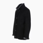 Vogue Mens Shearling Coat Black