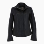 Womens Genuine Leather Jacket Black