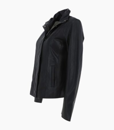 Womens Genuine Leather Jacket Black