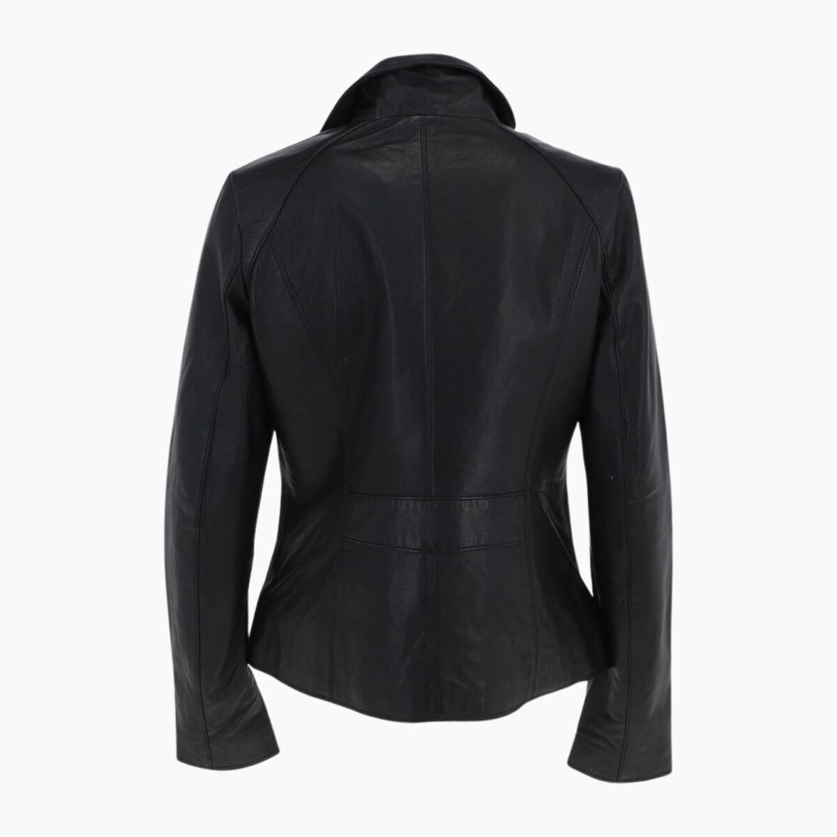 Womens Genuine Leather Jacket Black