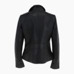 Womens Genuine Leather Jacket Black