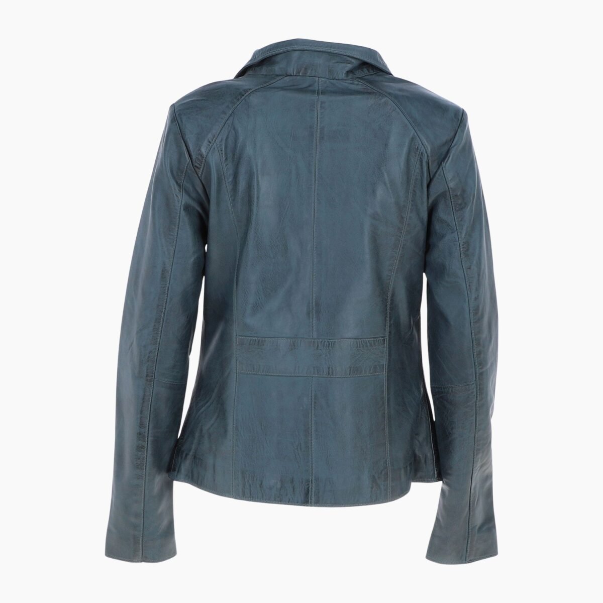 Womens Genuine Leather Jacket Gray