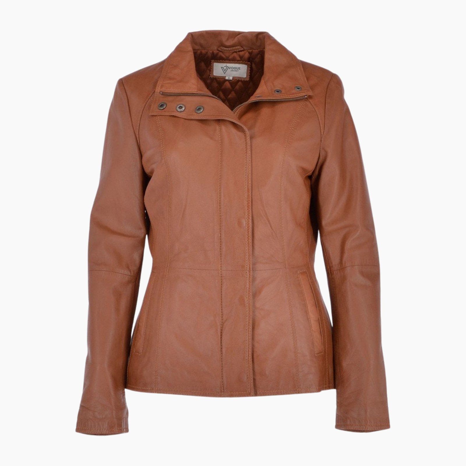Womens Genuine Leather Jacket Tan Womens Genuine Leather Jacket Tan