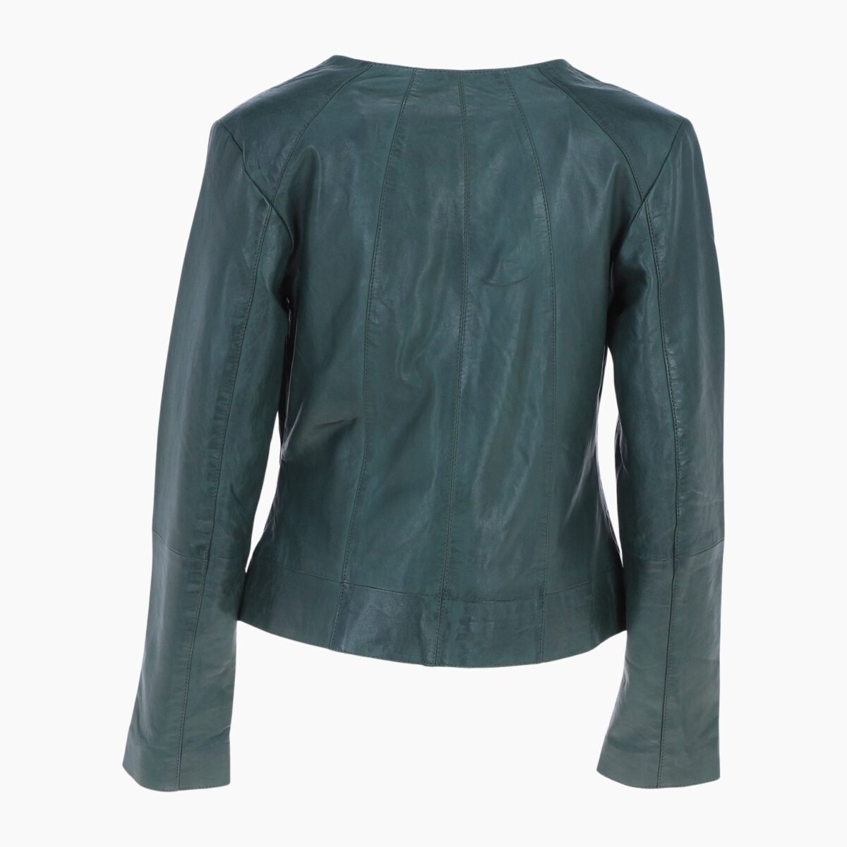 Womens Leather Jacket Green Cordova